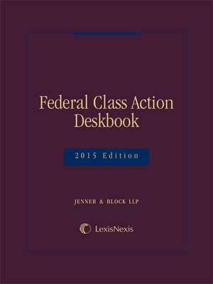cover image of Federal Class Action Deskbook